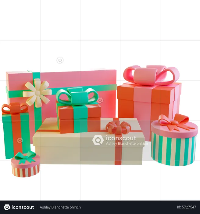 Cadeaux de Noël  3D Icon