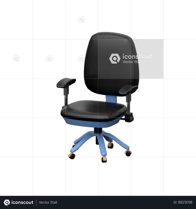 Cadeira de escritório  3D Icon