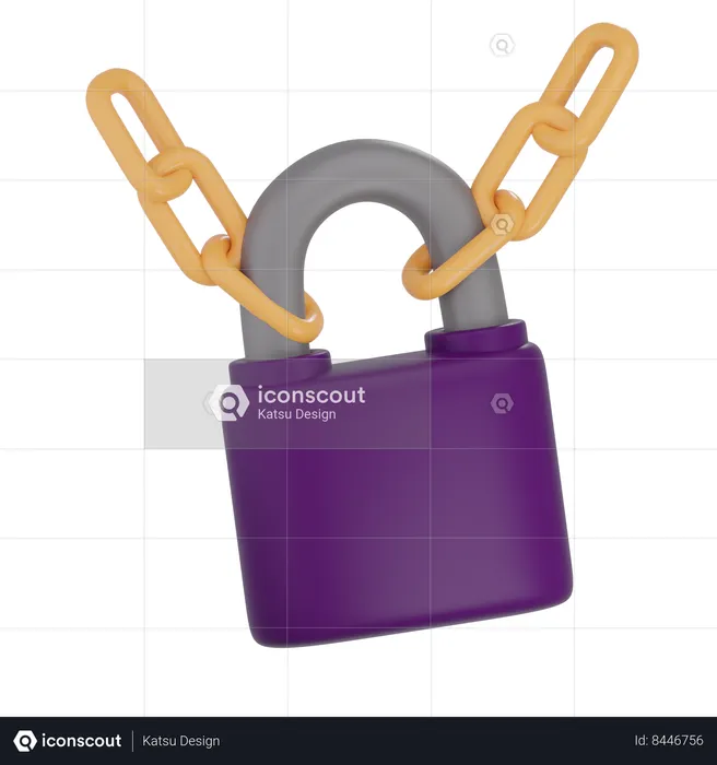 Chaîne de cadenas  3D Icon