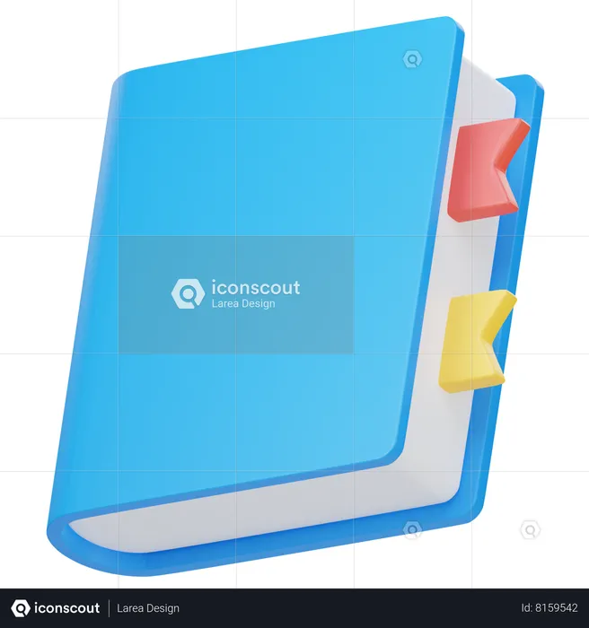 Caderno  3D Icon