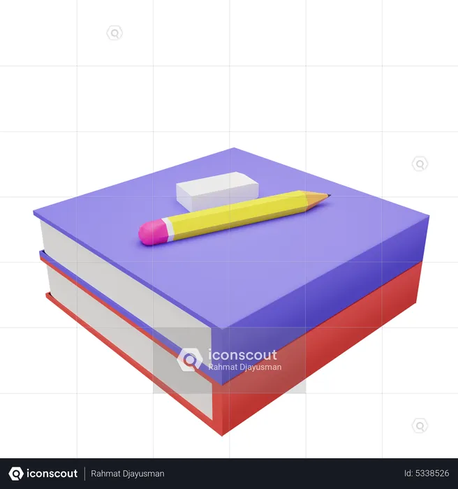 Caderno  3D Icon