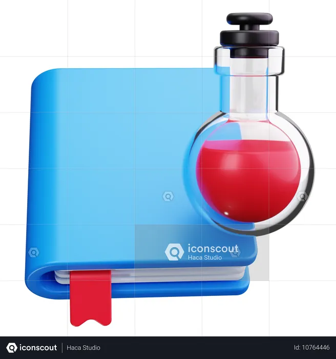 Caderno de laboratório  3D Icon