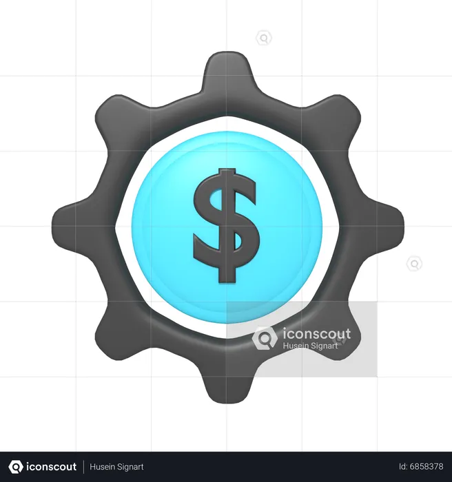 Cadre financier  3D Icon