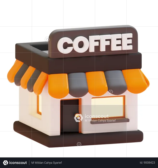 Café  3D Icon