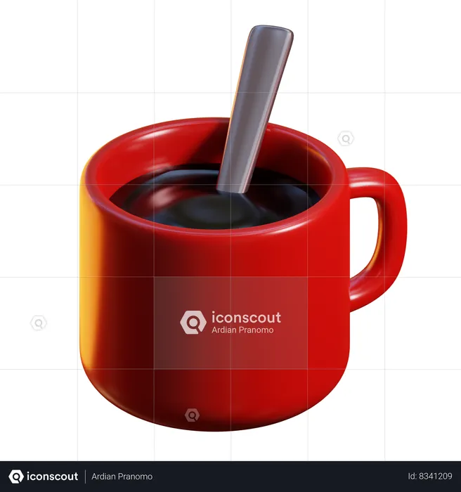 Café  3D Icon