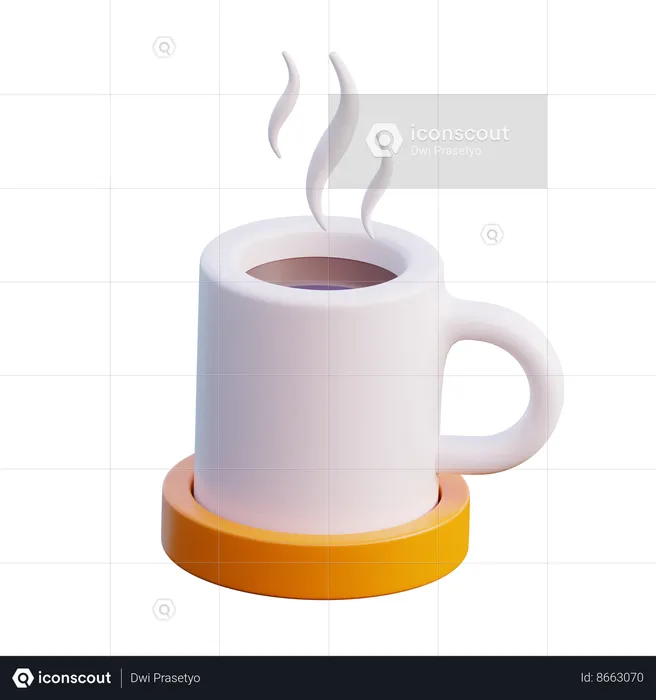 Café  3D Icon