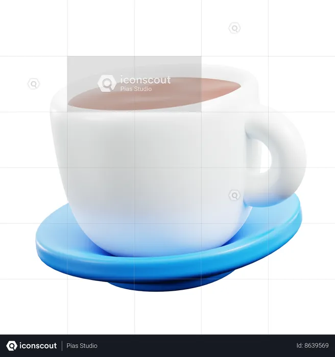 Café  3D Icon