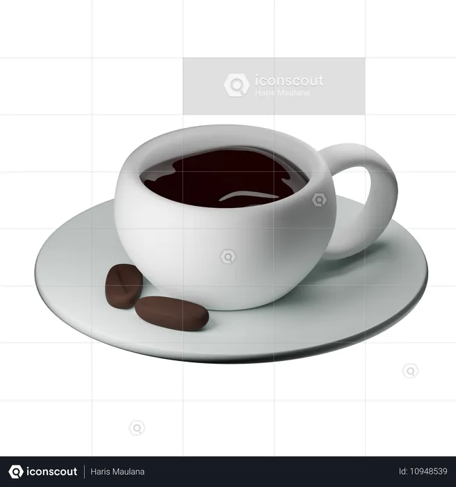 Café  3D Icon