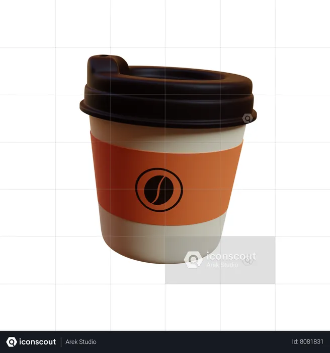 Café  3D Icon