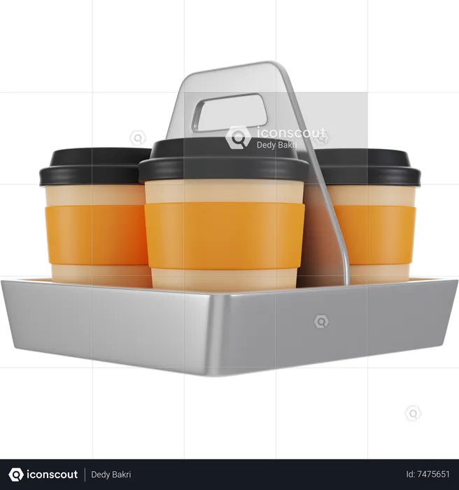 Café à emporter  3D Icon
