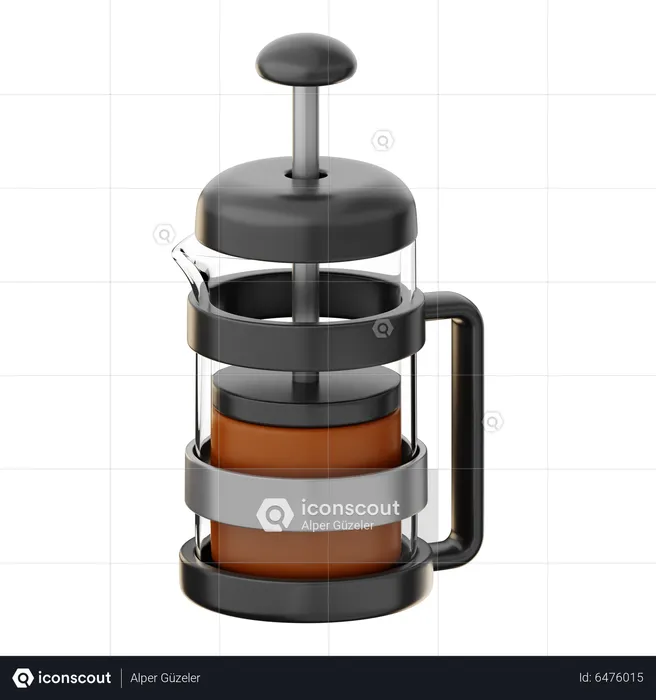 Êmbolo de café  3D Icon