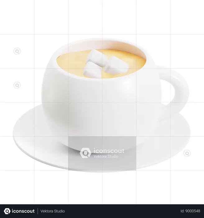 Café glacé  3D Icon