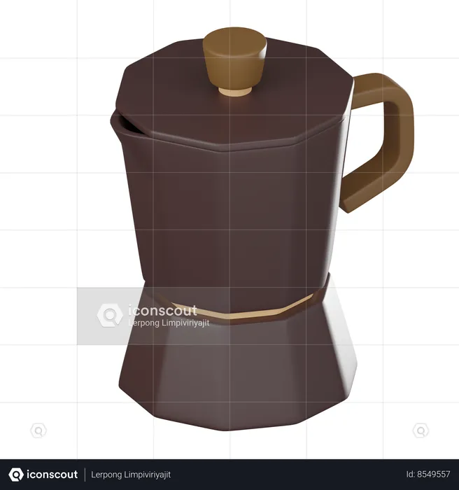 Cafetière à café  3D Icon