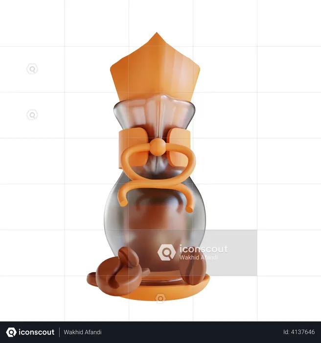 Café químico  3D Icon