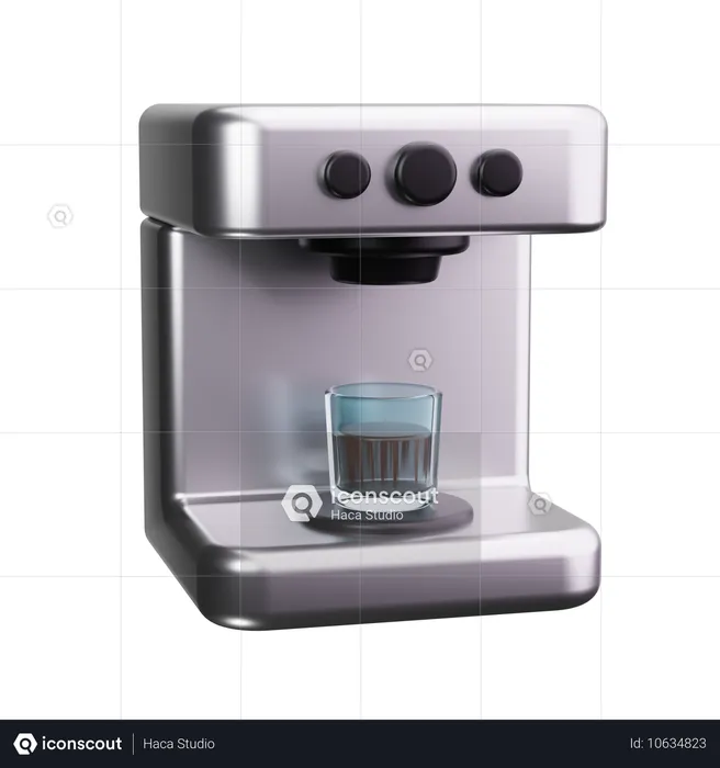 Máquina de café  3D Icon