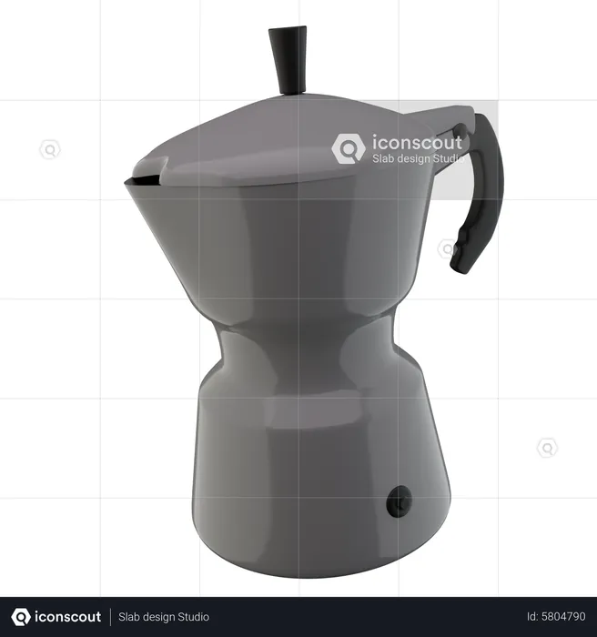 Cafeteira moka  3D Icon
