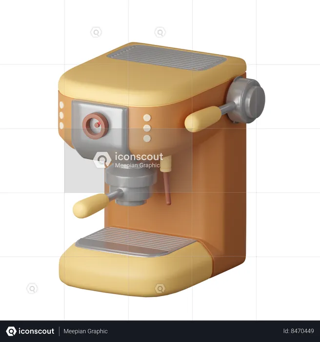 Cafetera  3D Icon