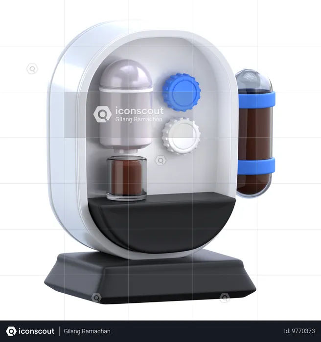 Cafetera  3D Icon