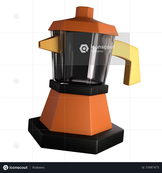 Cafetera  3D Icon