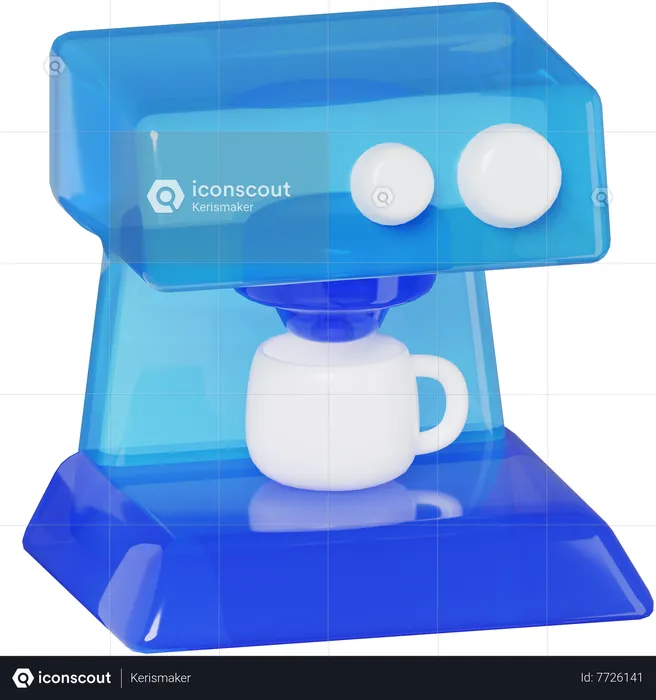 Cafetera  3D Icon