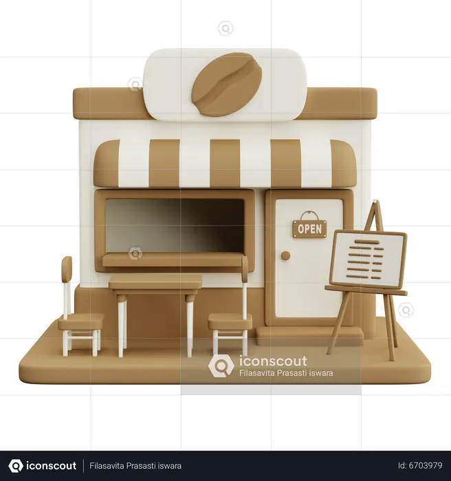 Cafeteria  3D Icon