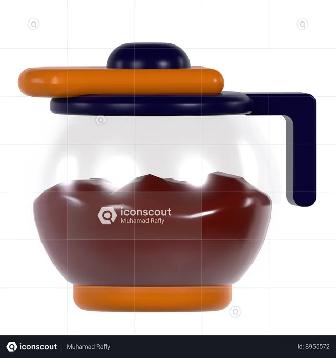 Cafetière  3D Icon