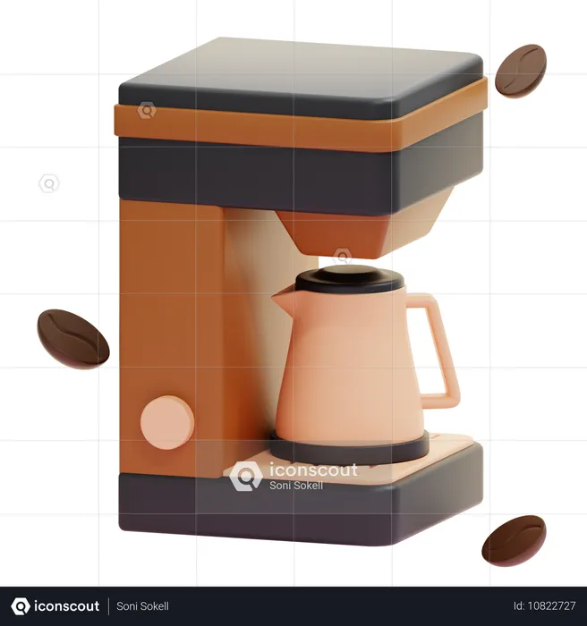 Machine à café  3D Icon