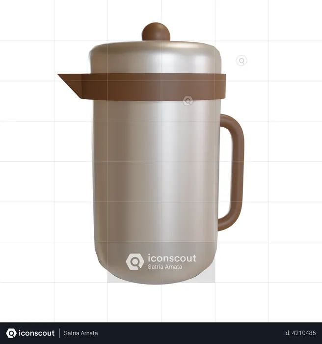 Cafetière  3D Icon