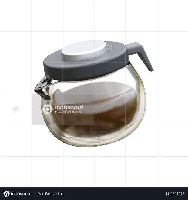 Cafetière  3D Icon