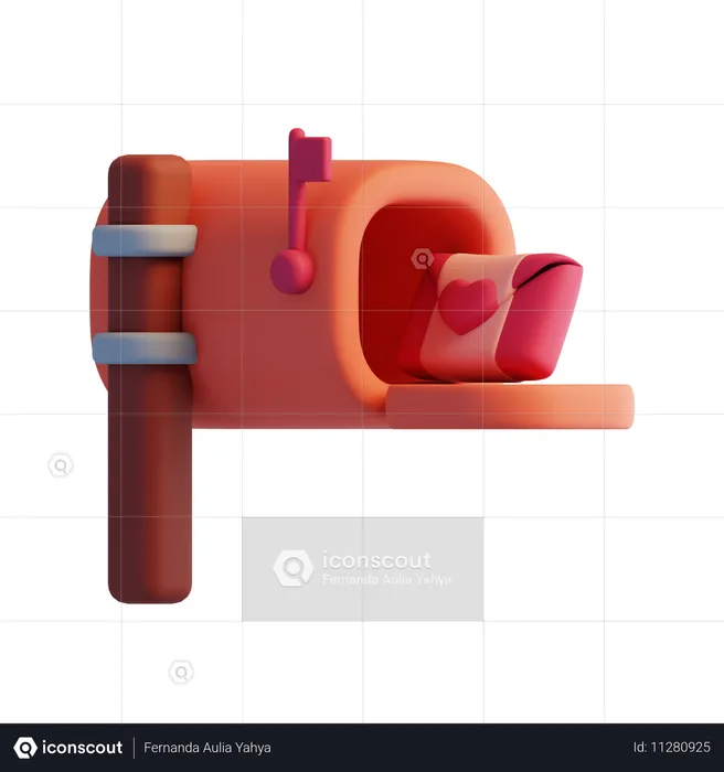 Caixa de correio  3D Icon