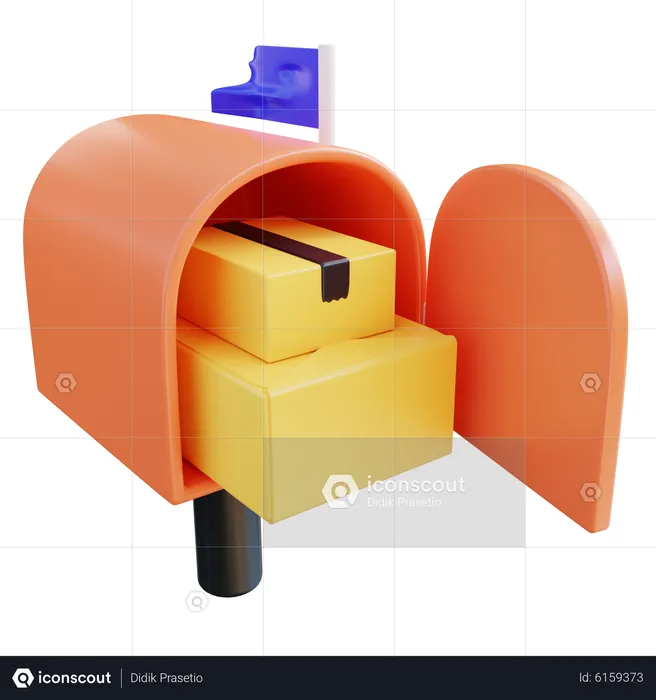 Caixa de correio  3D Icon