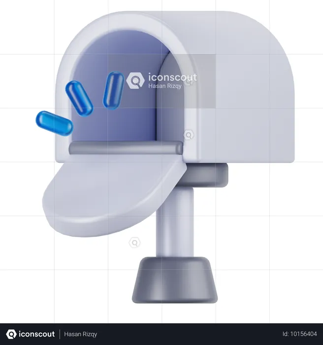 Caixa de correio vazia  3D Icon