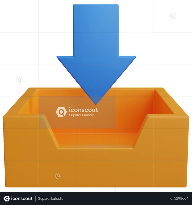 Caixa de entrada  3D Icon