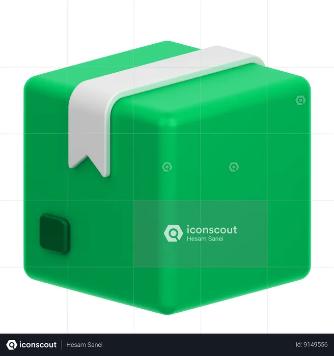 Caixa de entrega  3D Icon