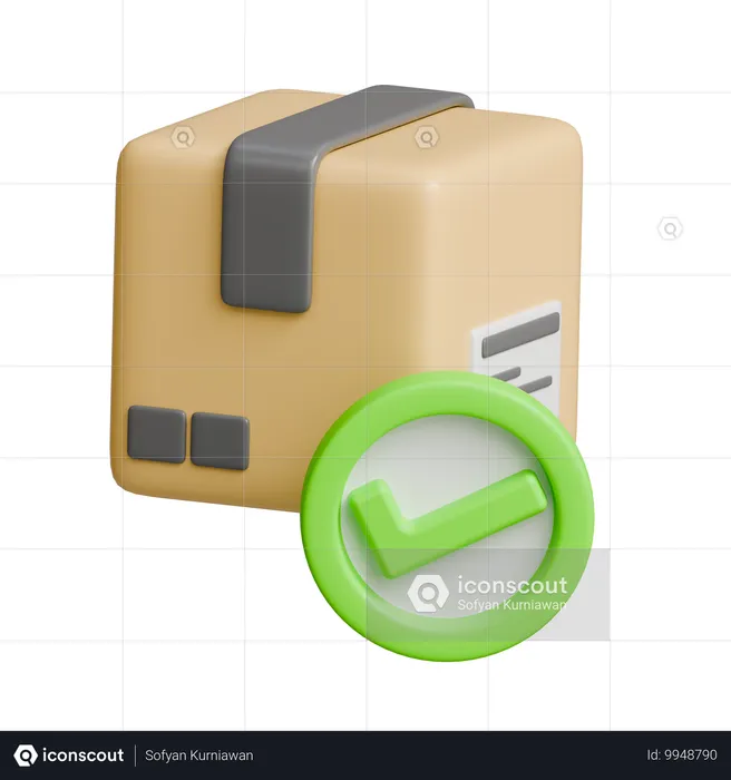 Caixa de transporte  3D Icon