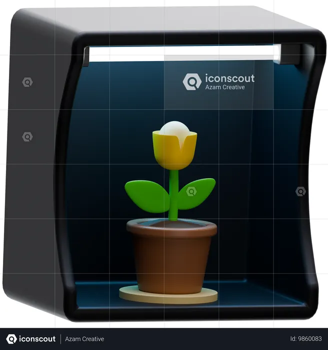 Caixa de luz  3D Icon