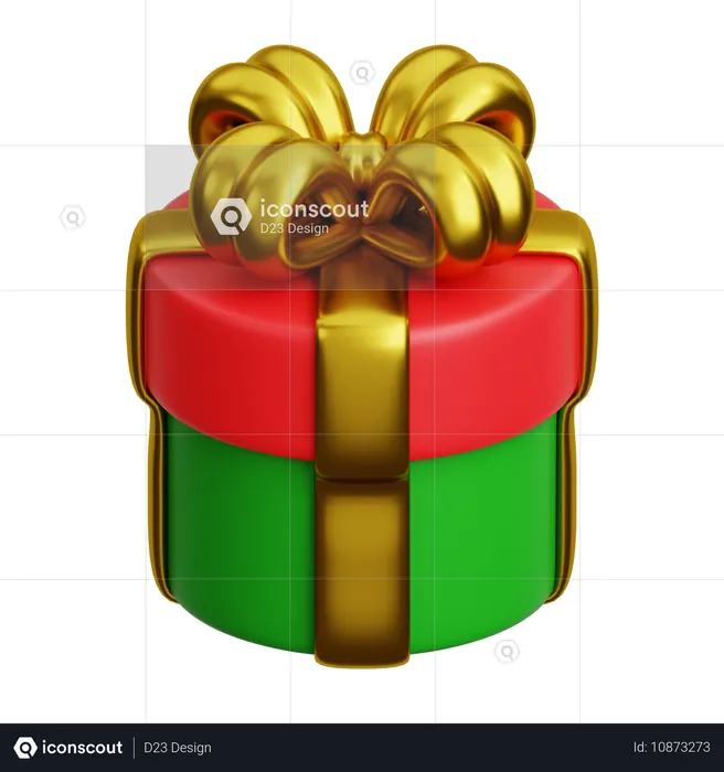 Caixa de presente de Natal 4  3D Icon