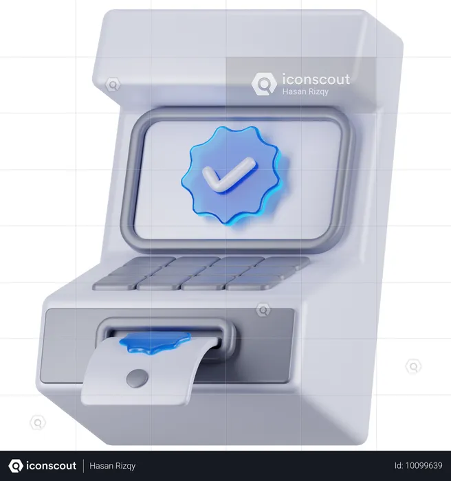 Máquina ATM  3D Icon