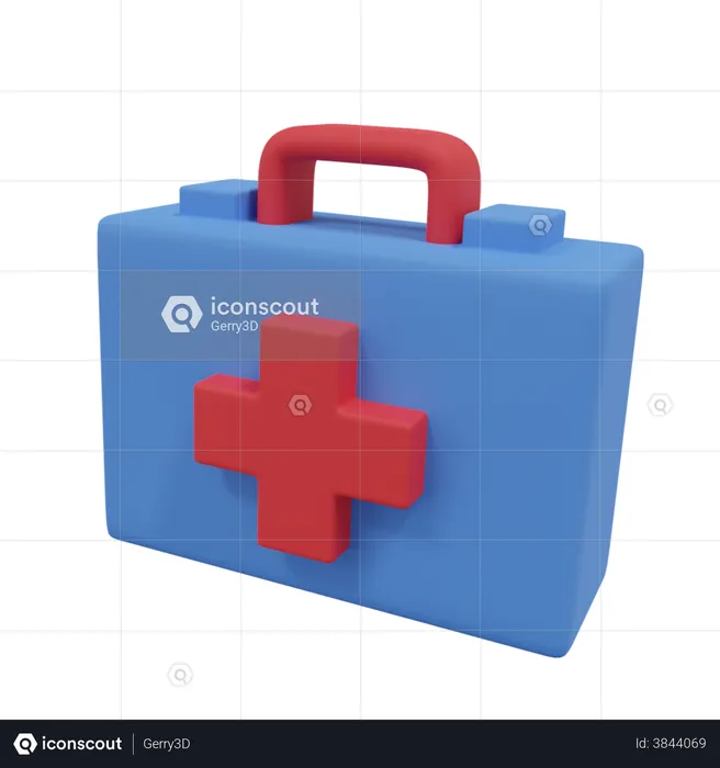 Caixa médica  3D Illustration