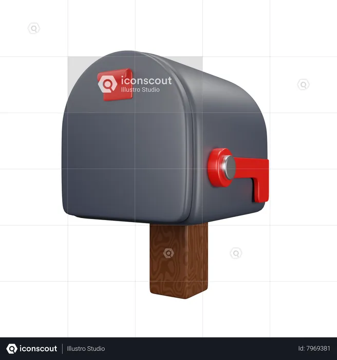 Caixa postal  3D Icon