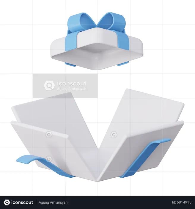 Caixa de presente surpresa  3D Icon