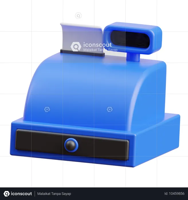 Caixa registradora  3D Icon