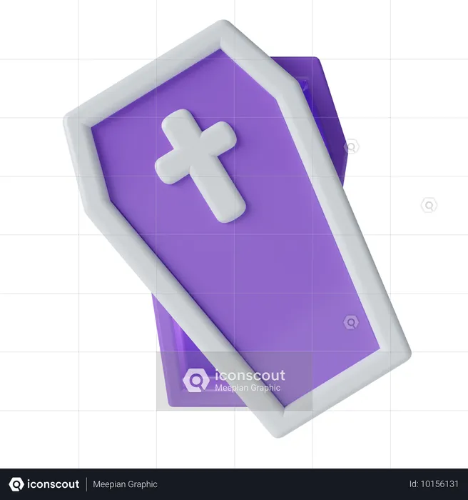 Caixão  3D Icon