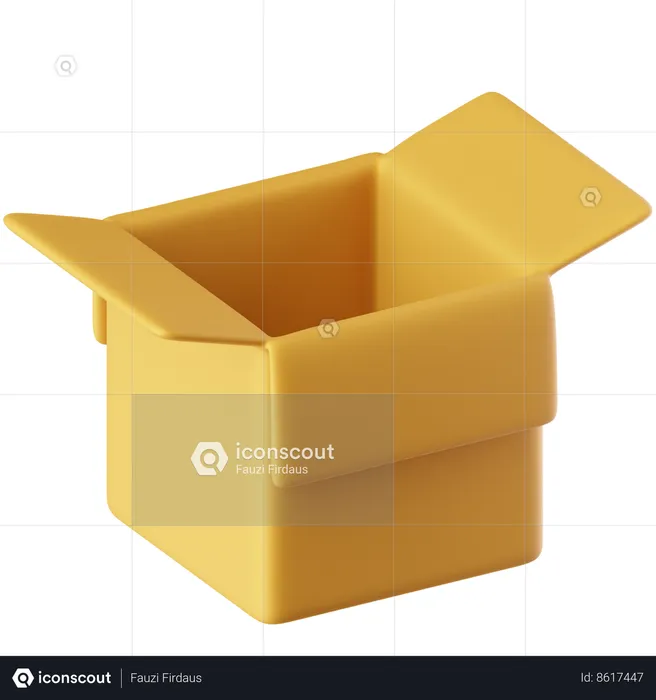 Caja  3D Icon