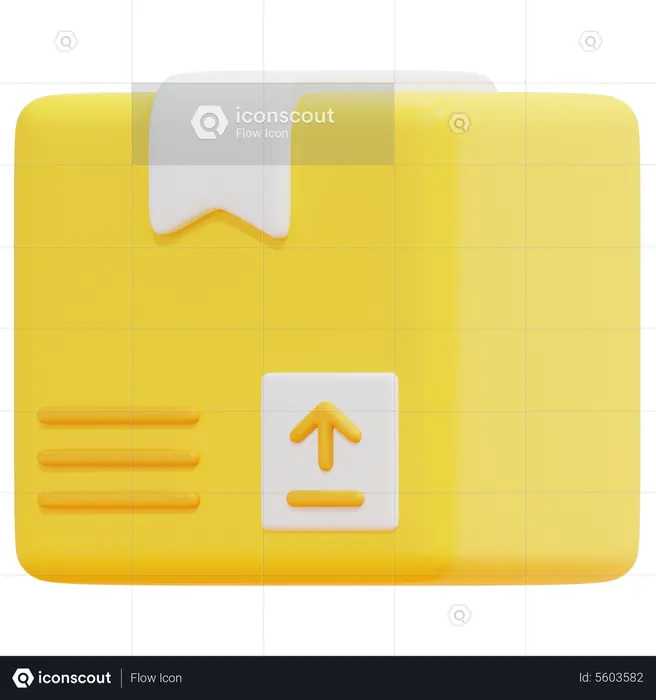 Caja  3D Icon