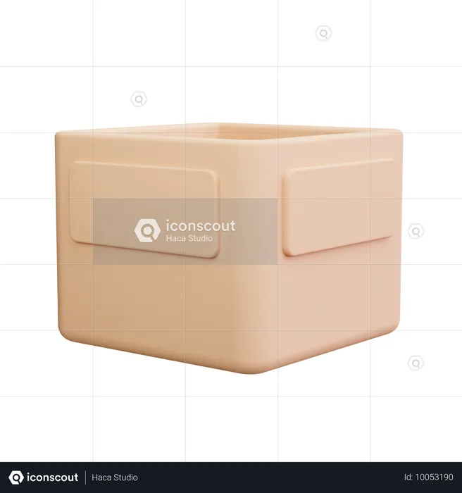 Abrir caja  3D Icon