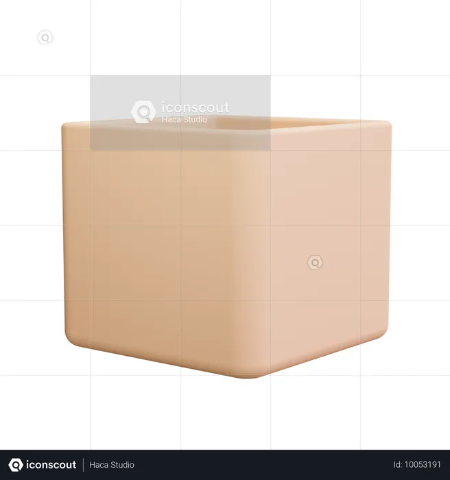 Abrir caja  3D Icon