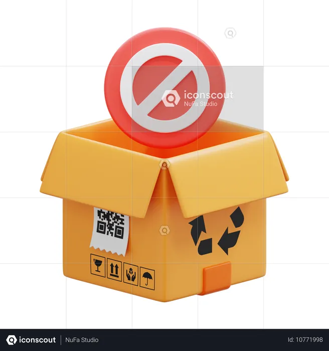 Caja bloqueada  3D Icon