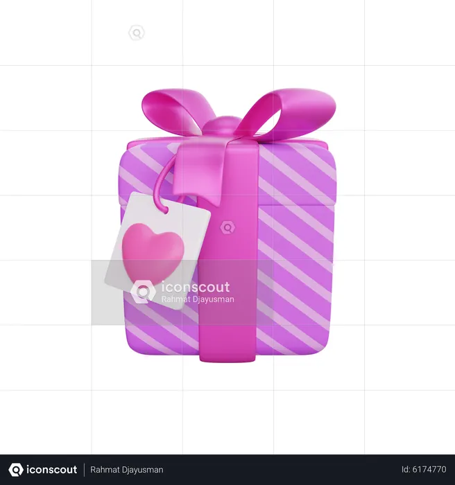 Caja de amor  3D Icon