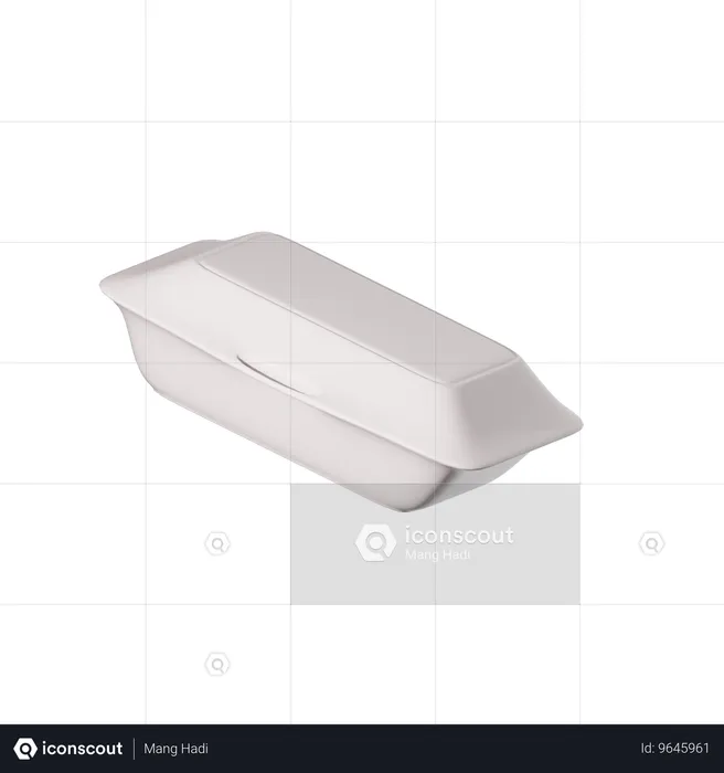 Caja de comida  3D Icon